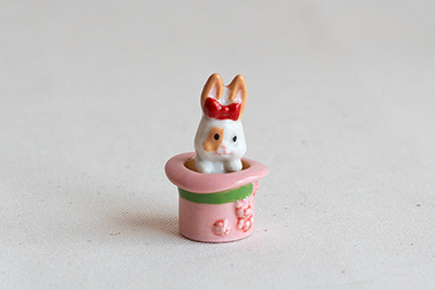 ウサギフェーヴセット_ピンク色2