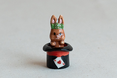 ウサギフェーヴセット_茶色2